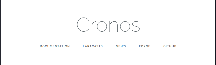 cronos webbpage